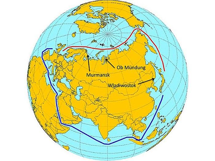 Arktisroute jetzt für Handelsschiffe