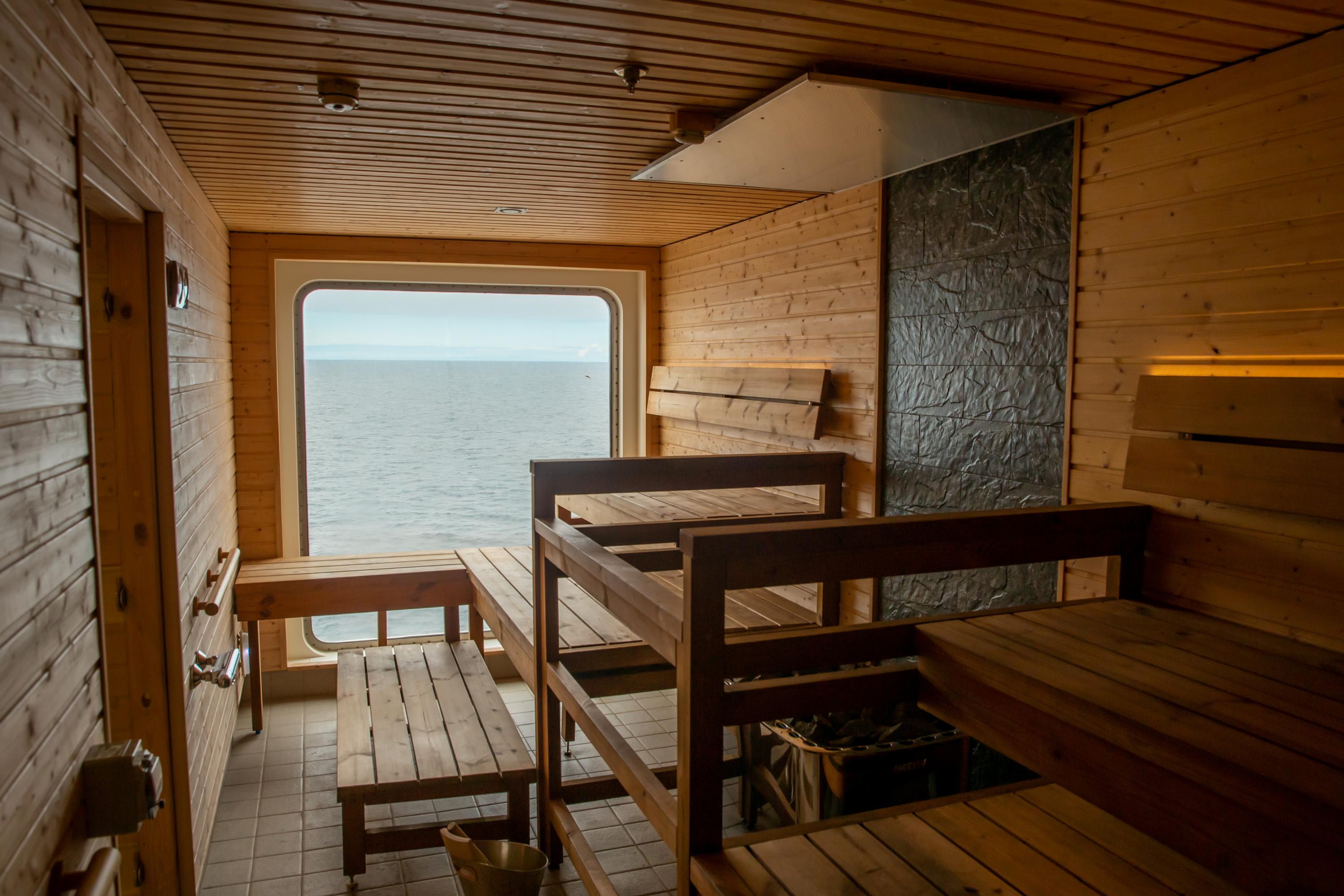 Polarkreuzfahrt mit der Sylvia Earle: Die Sauna
