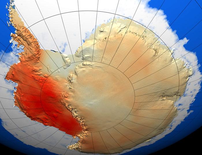 Antarktis-Erwaermung