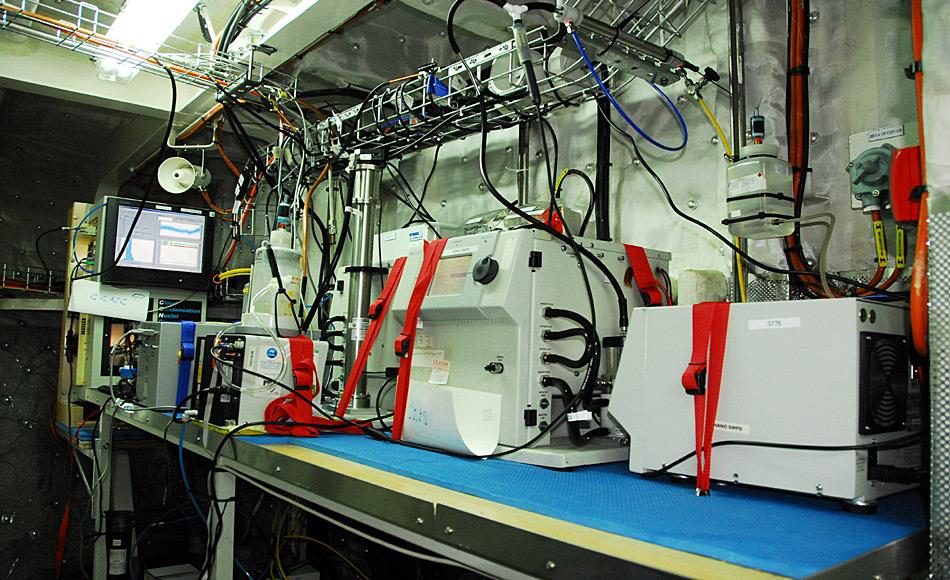 Die Ausrüstung des Schiffs entspricht dem neuesten Standard der modernen Forschung und bietet die Möglichkeit, Luftpartikel direkt vor Ort zu untersuchen. (Photo: MNF/ Zoran Ristovski)