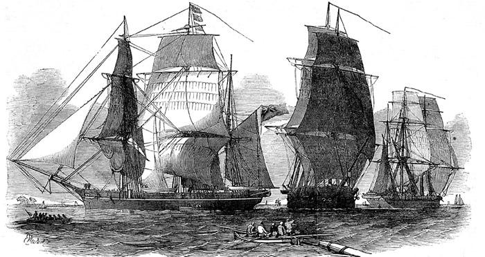Eine grosse Suchexpedition im Jahr 1852 nach John Franklin leitete der englische Seefahrer Sir Edward Belcher.