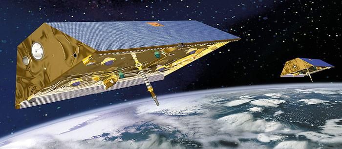 Zwillingssatelliten für die Klimaforschung