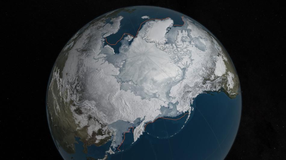 Arktisches Meereis verschwindet immer weiter